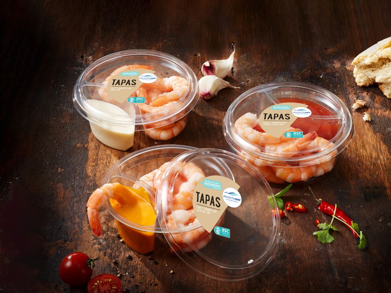Tapas mit Seafood