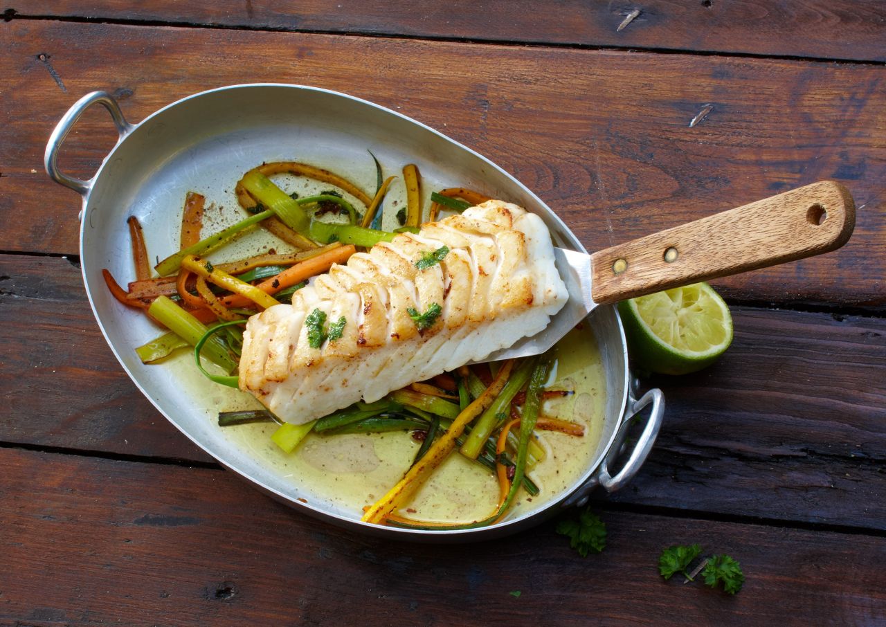 Kabeljaufilet-Portion