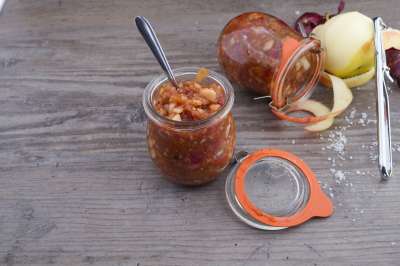 Apfel-Feigen-Chutney