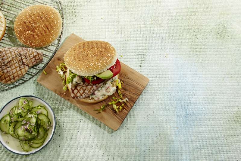 Fischburger Thunfisch