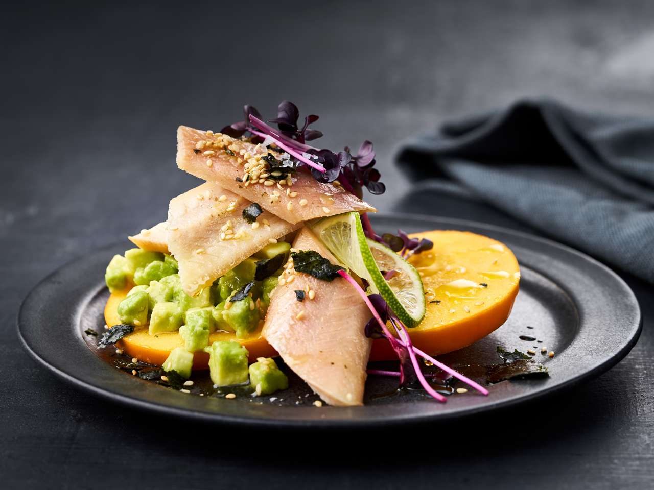 Rezept: Räucheraal auf Kaki