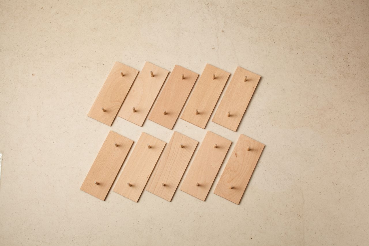 Mini-Plankenlachs Brettchen · 10 Stück