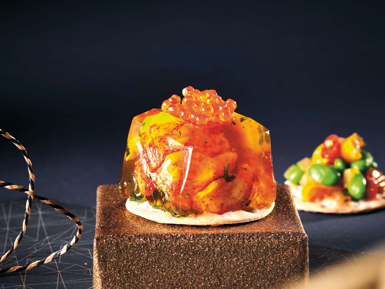 Rezept: Hummer in Safran-Gelee