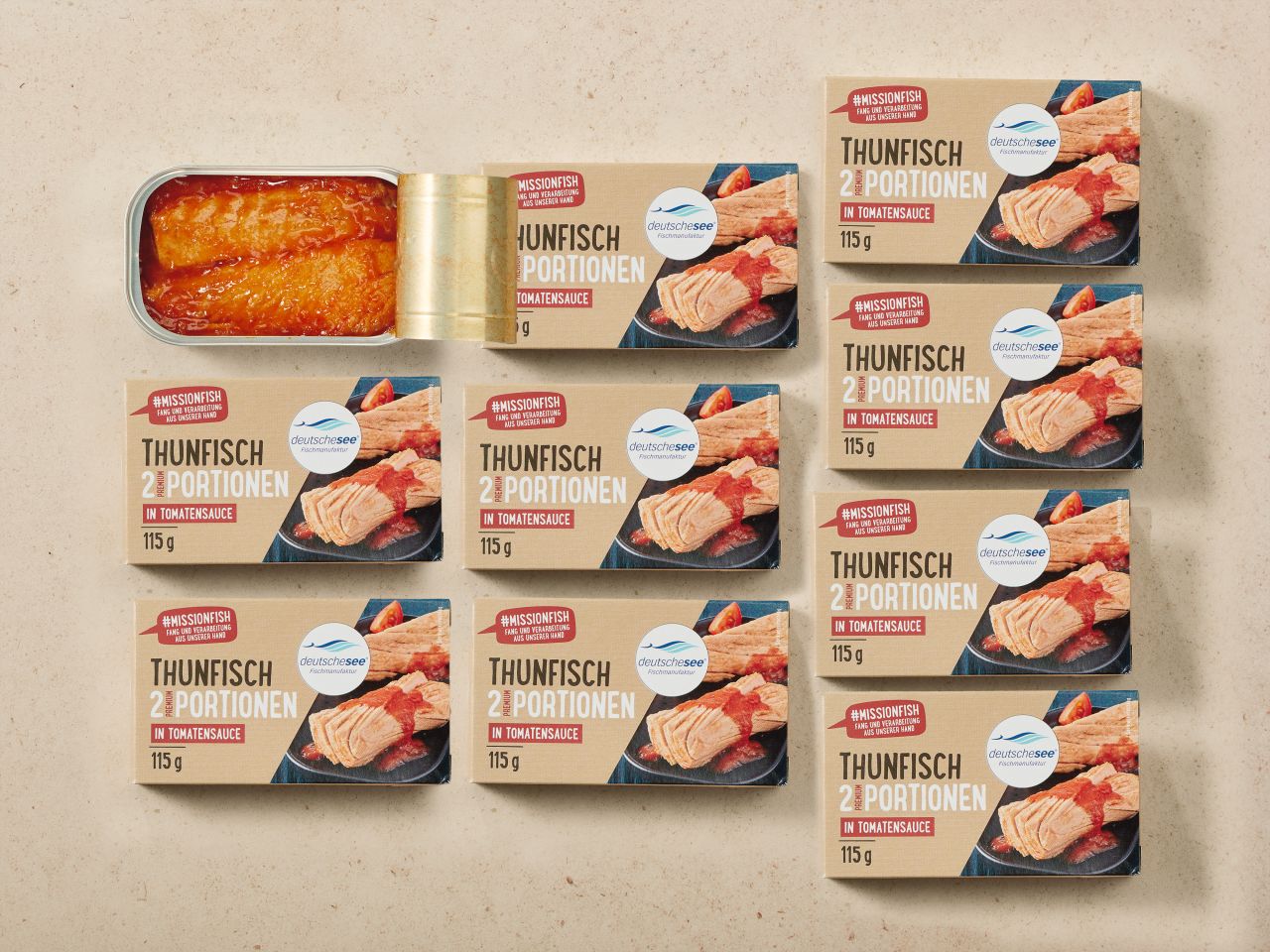 Spar-Bundle Deutsche See »Thunfisch-Filet in Tomatensauce«