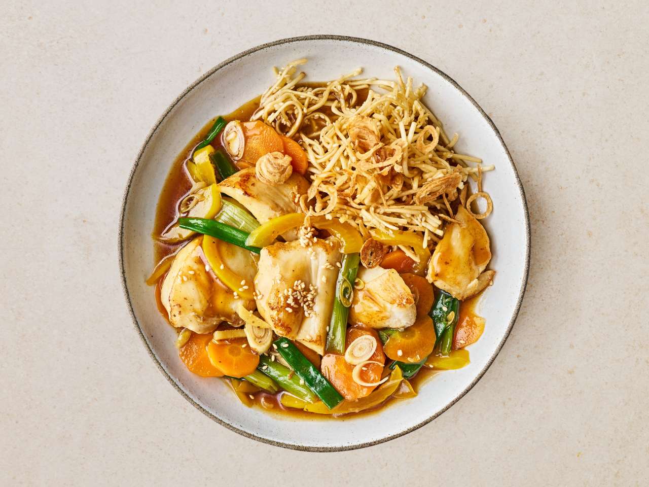 Lemon Seeteufel Teriyaki