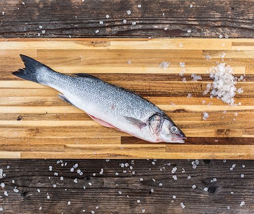 Fisch abspülen