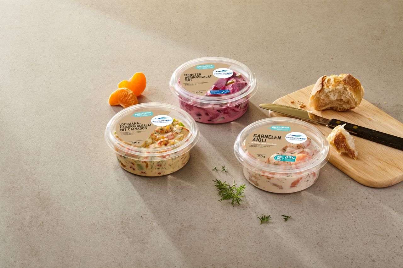 Deutsche See Feinkostsalate in Selbstbedienung