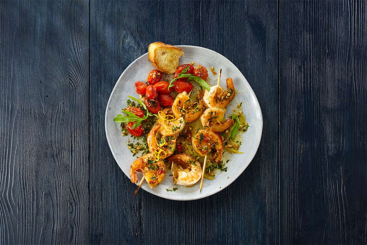 Rezept: Riesengarnelen mit Chimichurri