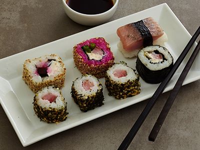 Matjes-Typen-Matjes-Sushi