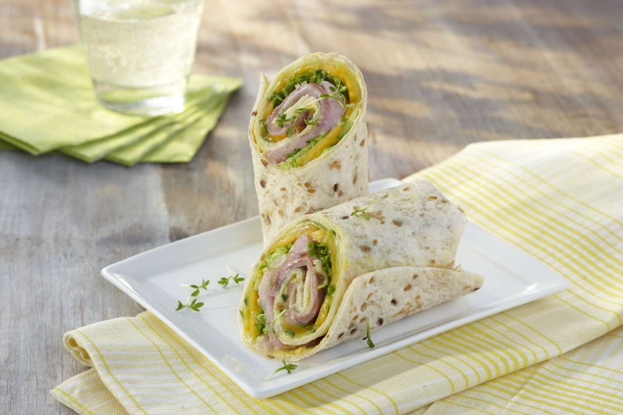 Rezept: Matjes-Wrap mit Mango & Curry