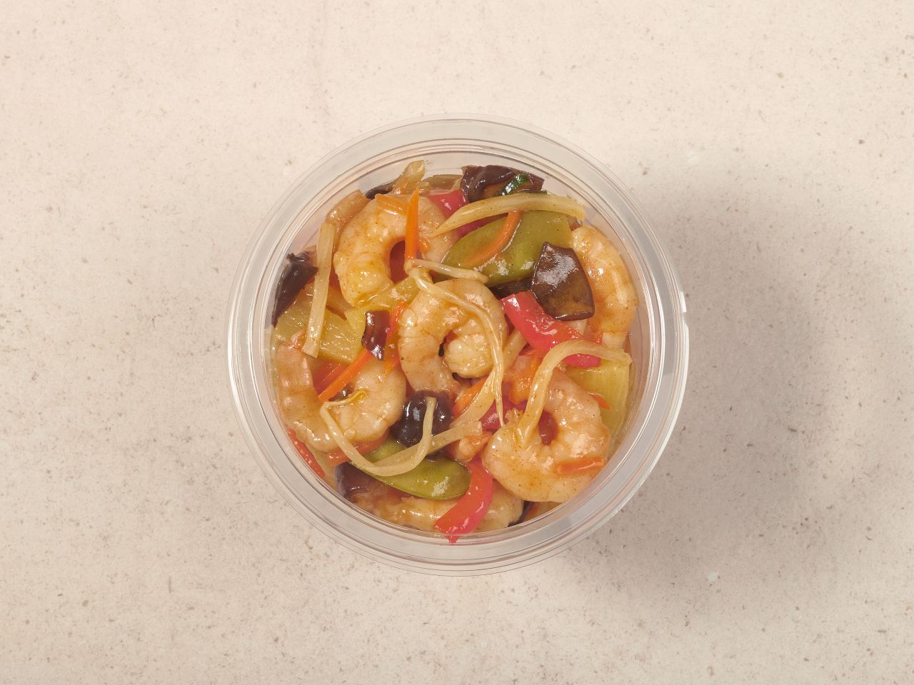 Asia-Salat mit Garnelen · 400g Asia-Salat mit Garnelen · 400g