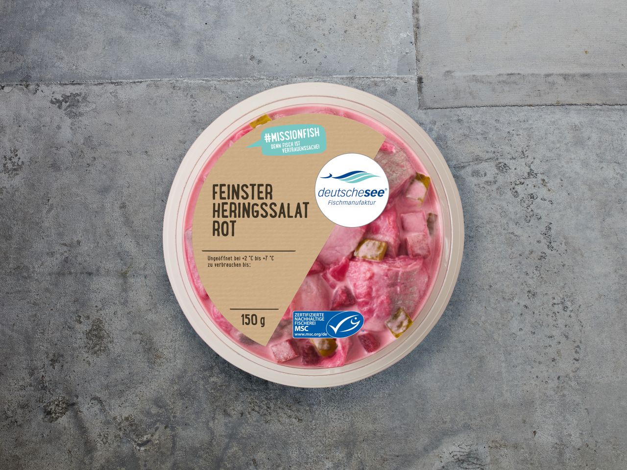 Feinster Heringssalat rot · 150g