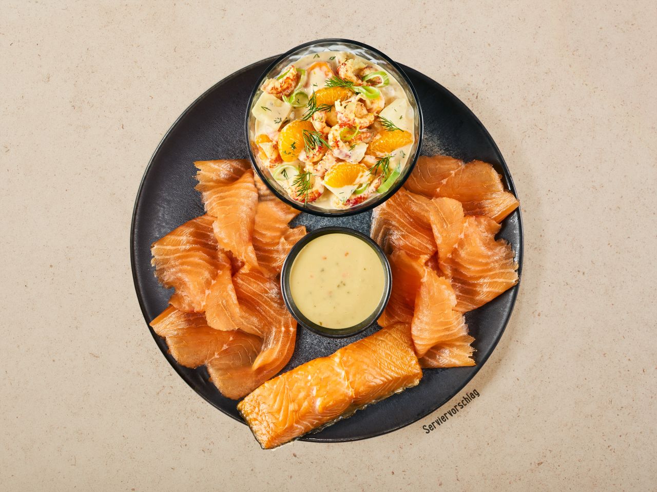 Fischplatte »Kleiner Brunch«