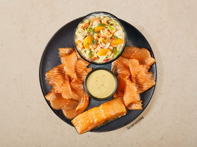 Fischplatte »Kleiner Brunch«