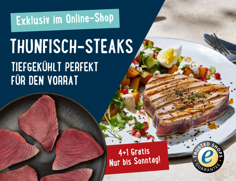 Commerce > Thunfisch Steaks 4+1
