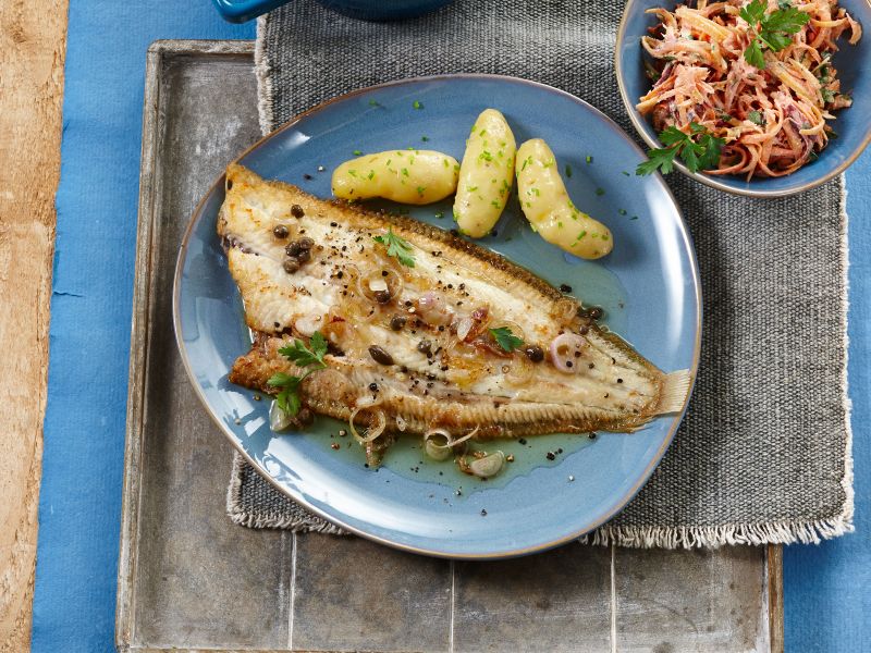 Seezunge - feiner Fisch, vielseitig einsetzbar