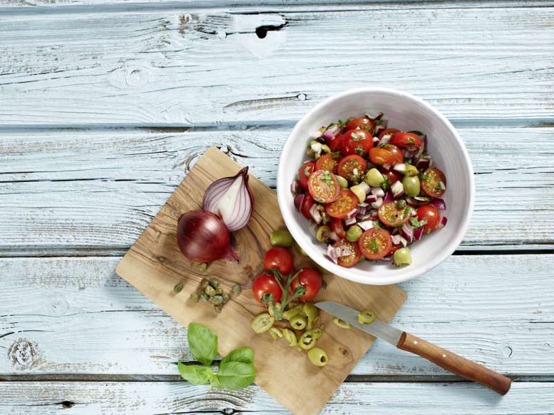 Kapern-Tomaten-Oliven-Füllung