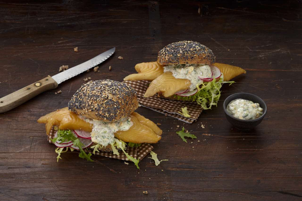 Rezept: Goldlocke im Brötchen Rezept: Goldlocke im Brötchen