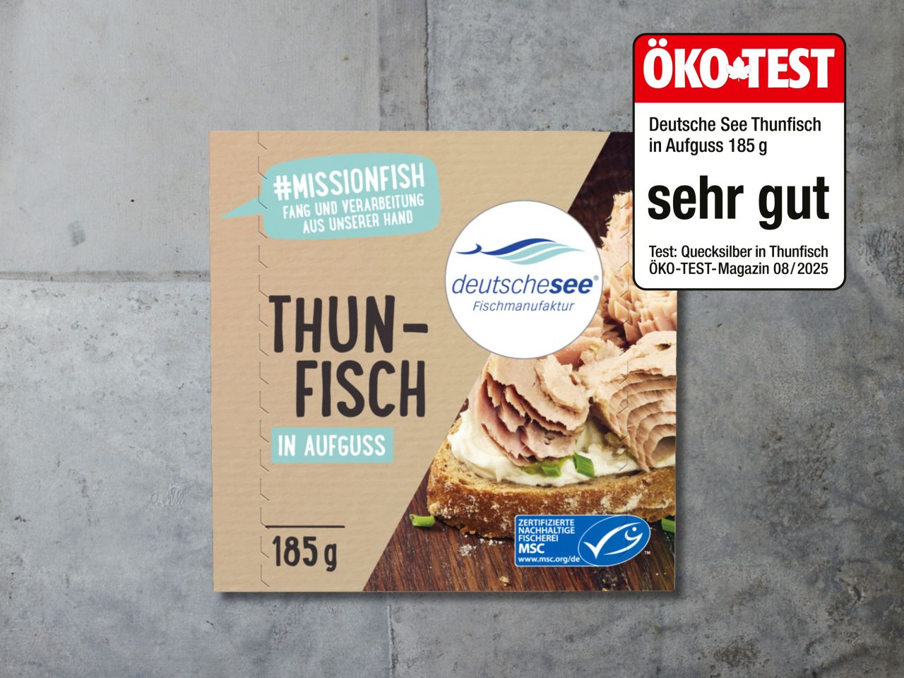 Deutsche See »Thunfisch in Aufguss« · 185g