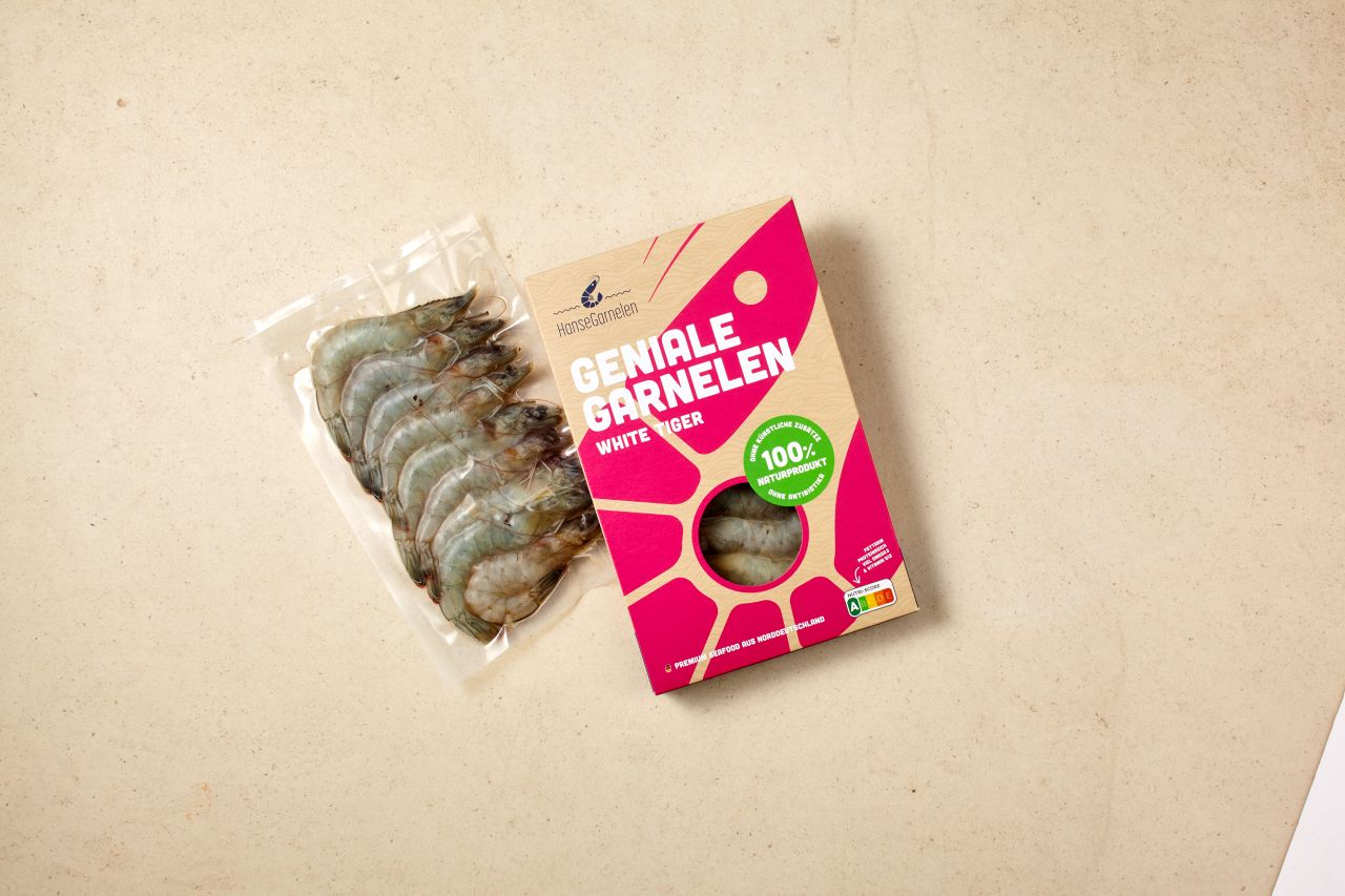 Regionale White Tiger Garnele »Hansegarnele« · Größe M 