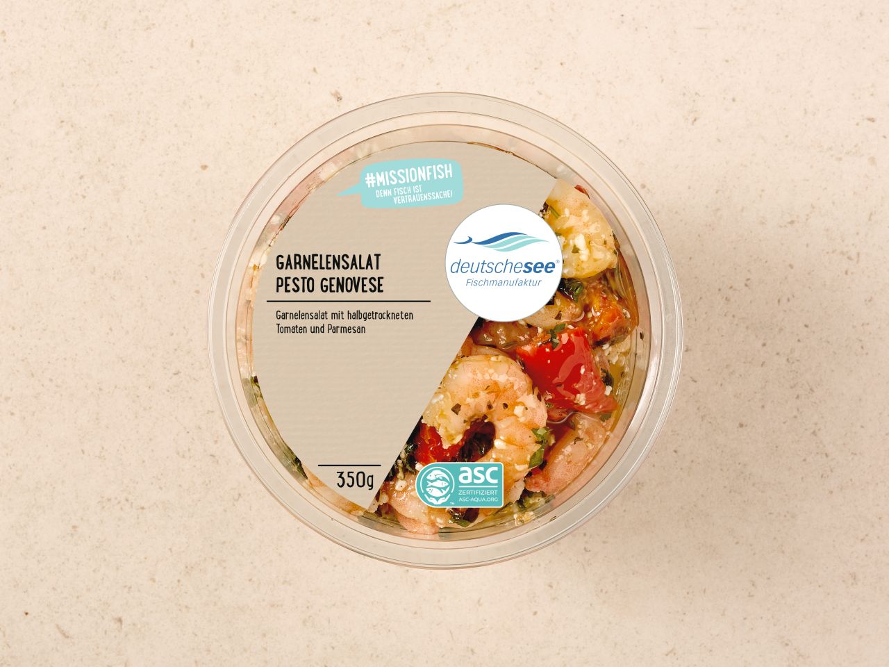 Garnelensalat »Pesto Genovese« · 350g