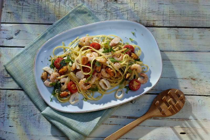 Frutti di Mare mit Linguine