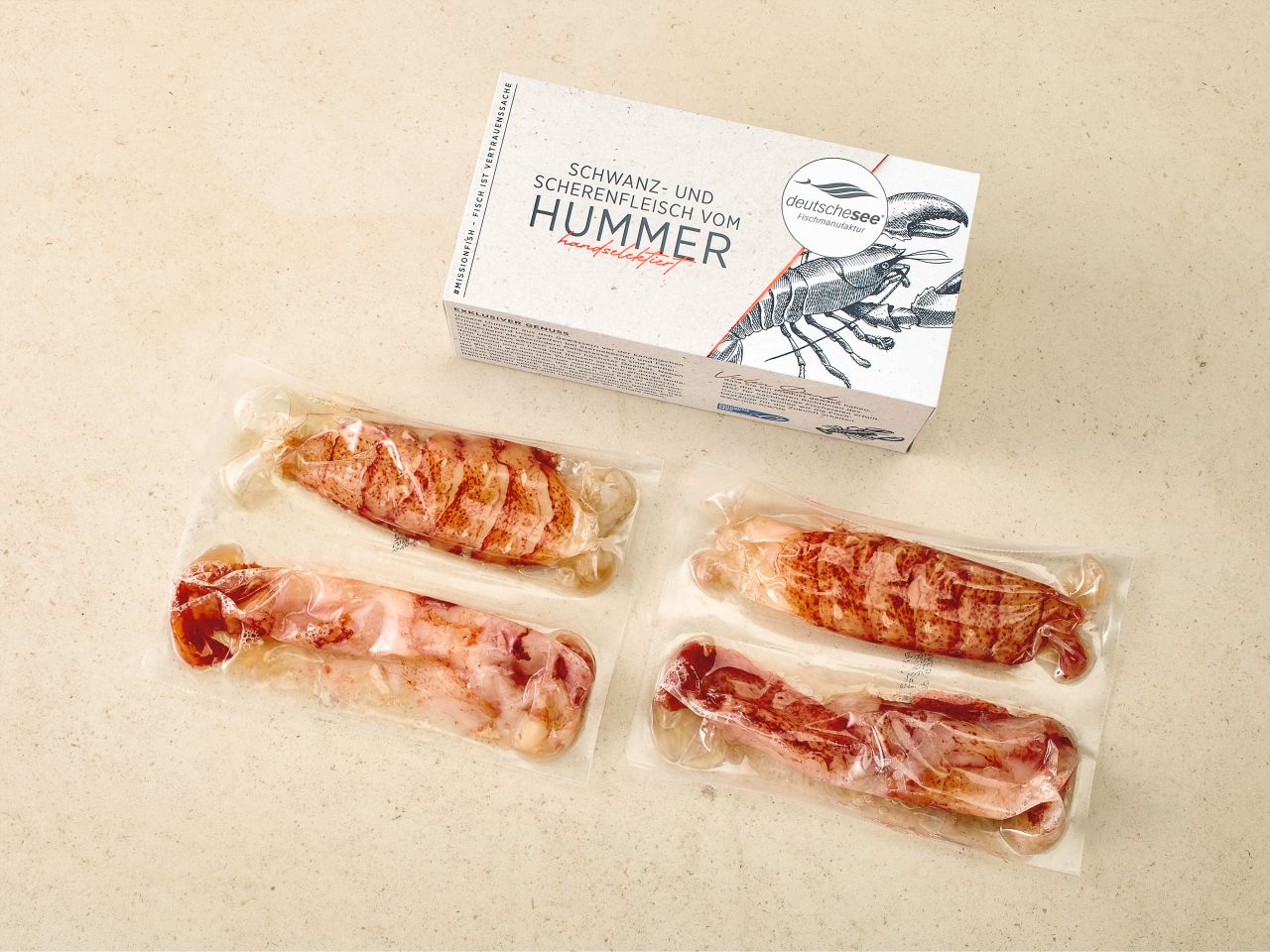 Hummerschwanz- und Scherenfleisch Hummerschwanz- und Scherenfleisch