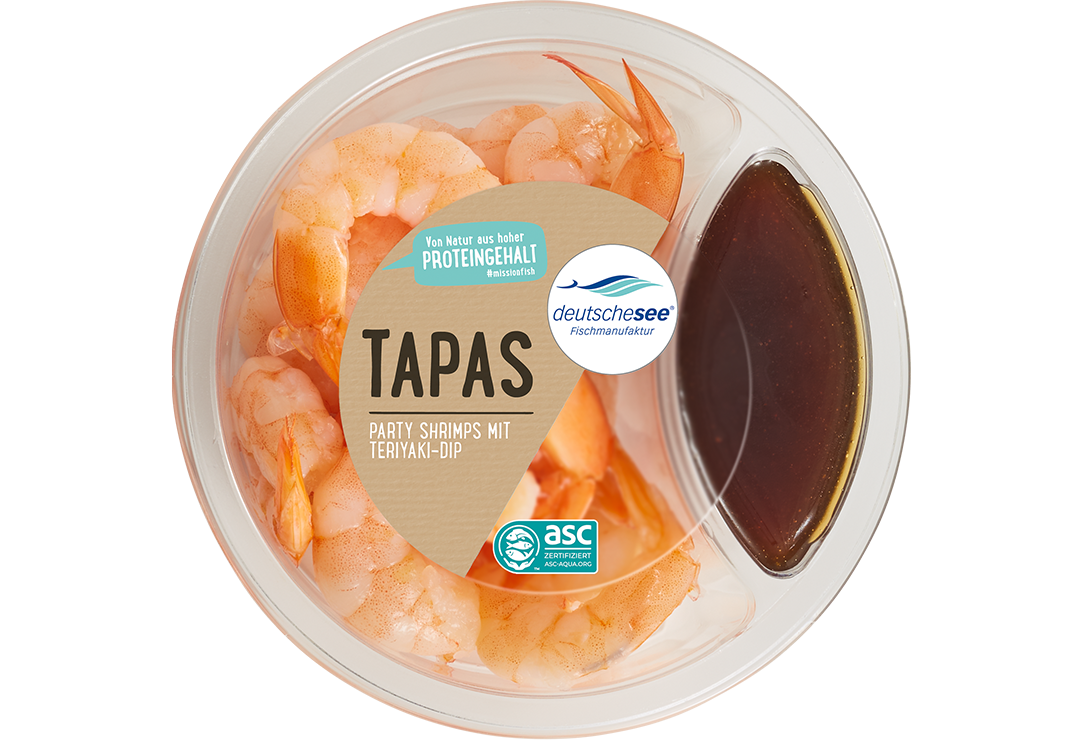 Party Shrimps mit Teriyaki Dip
