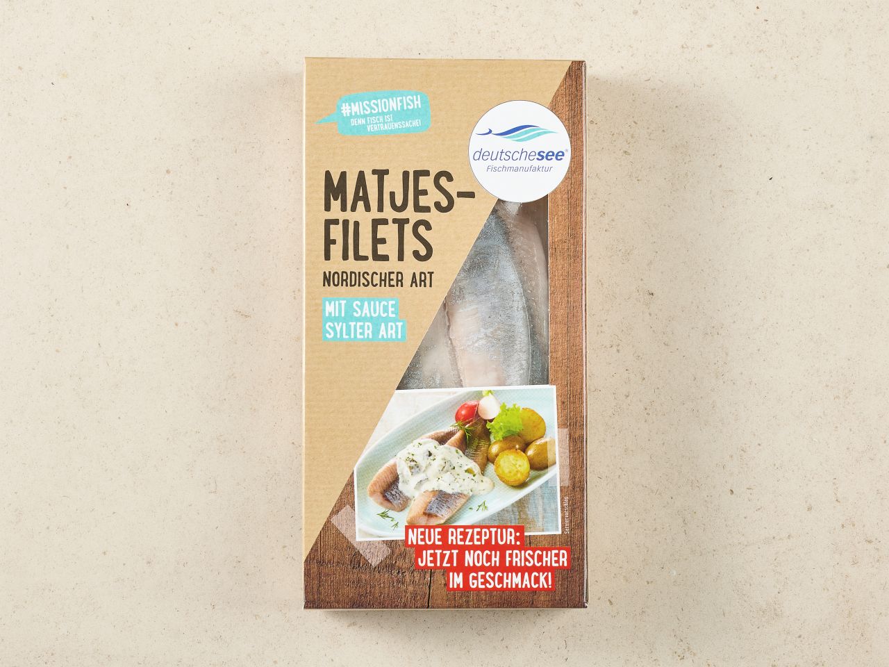 Matjesfilets nordischer Art mit Sauce Sylter Art Matjesfilets nordischer Art mit Sauce Sylter Art