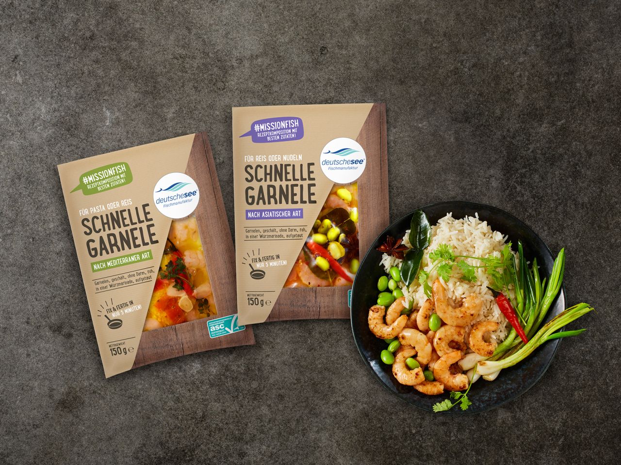 Schnelle Garnele