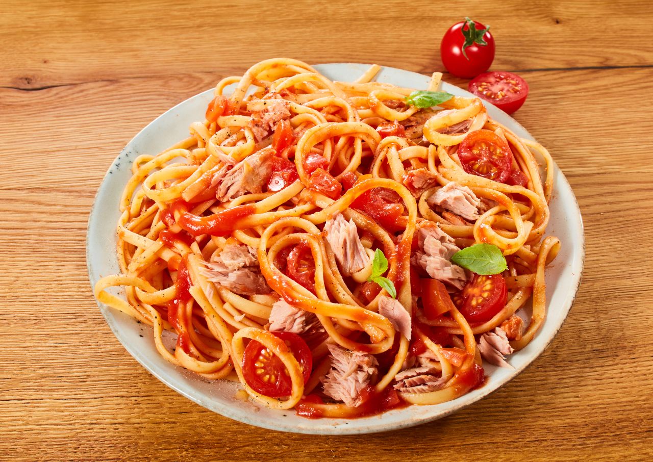Thunfisch für Pasta Tomate Thunfisch für Pasta Tomate