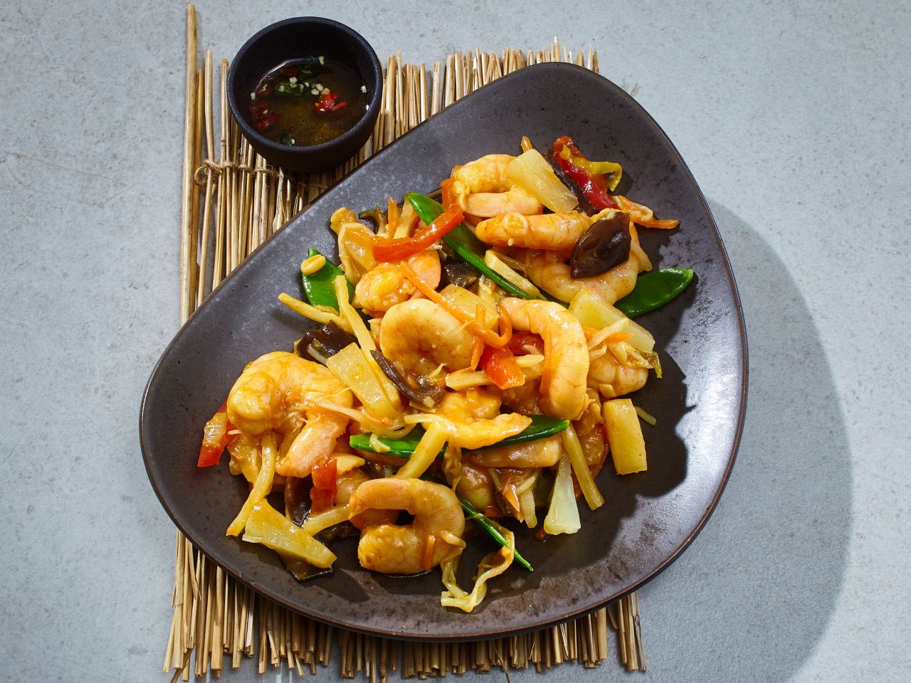 Asia-Salat mit Garnelen · 400g