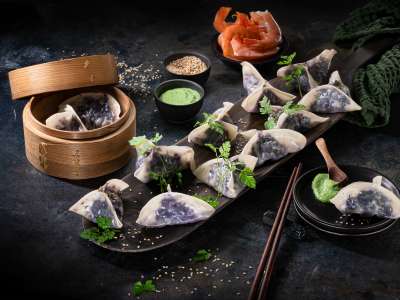 Dumpling mit Garnelen