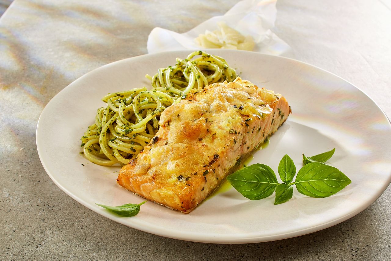 Lachsfilet »Kräuter-Parmesan«