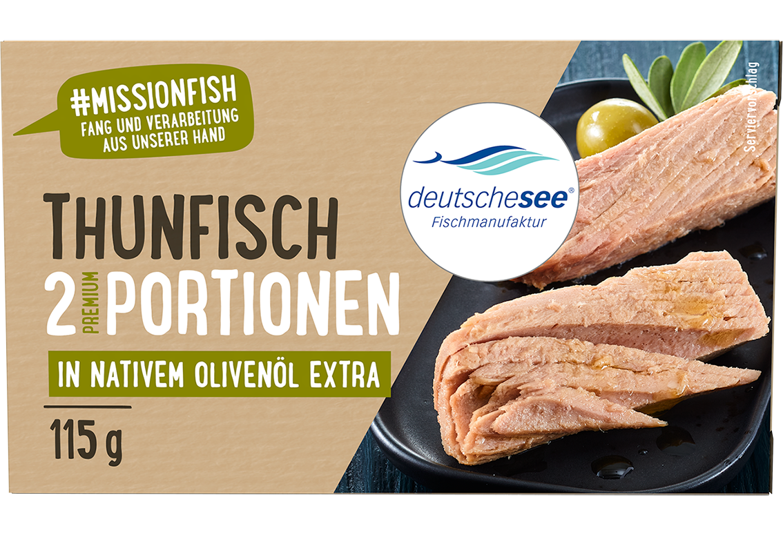 Thunfisch-Filet in nativem Olivenöl extra Thunfisch-Filet in nativem Olivenöl extra