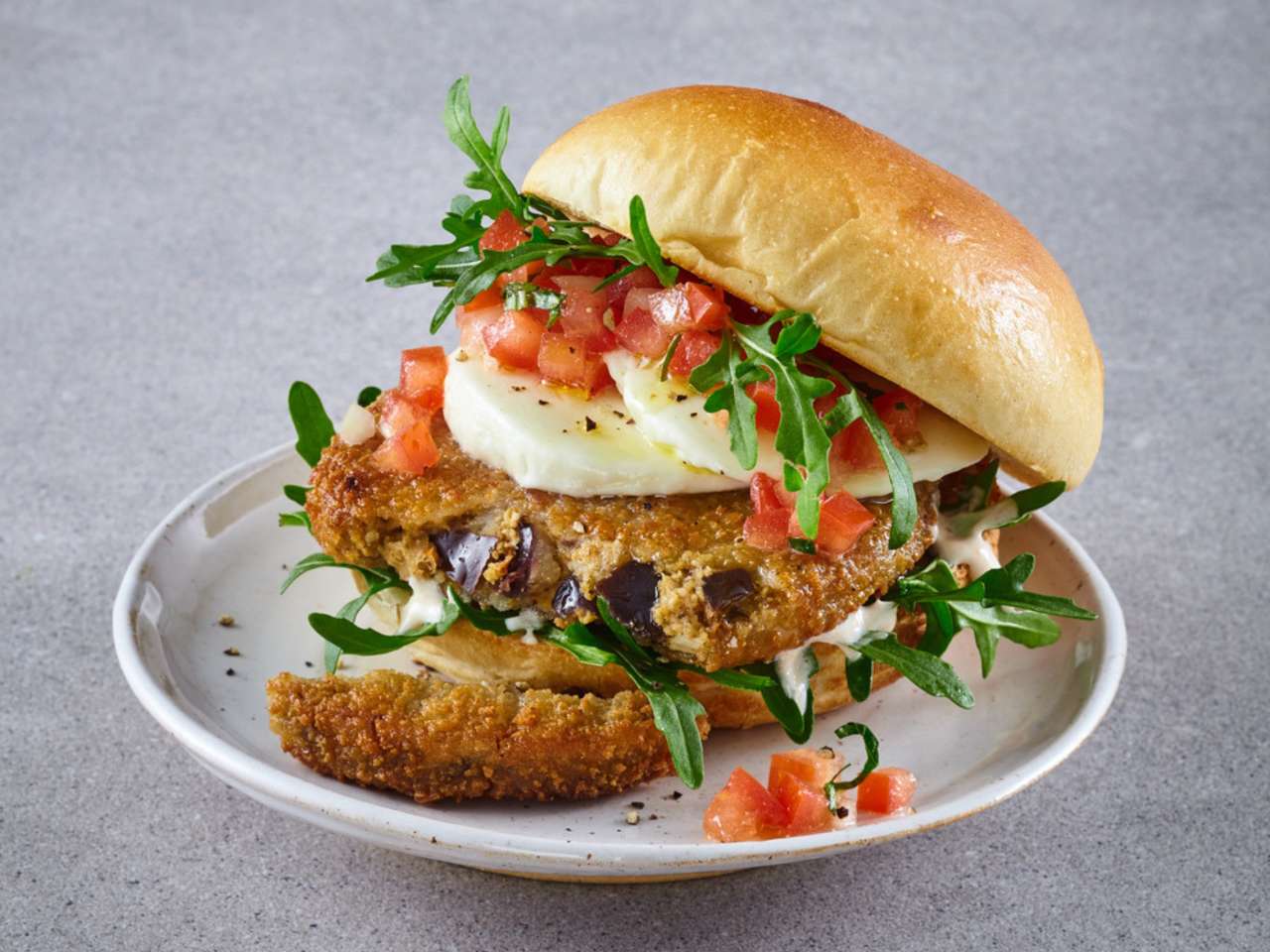 Veggie Melanzane-Burger                     