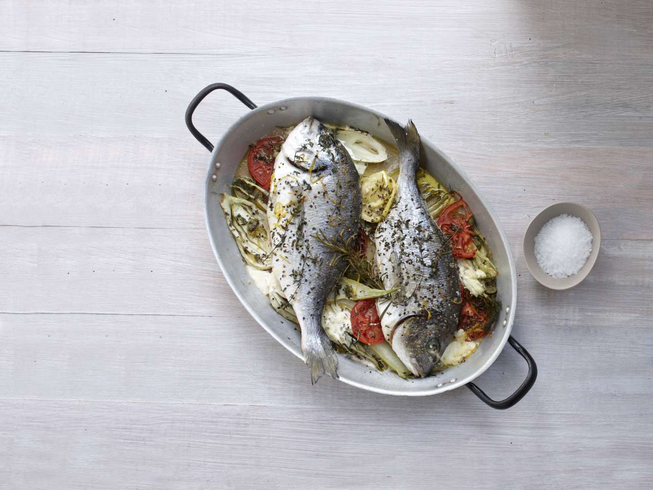 Rezept: Dorade auf Fenchelgemüse Rezept: Dorade auf Fenchelgemüse