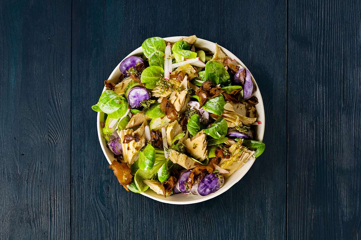 Thunfischsalat mit Bacon