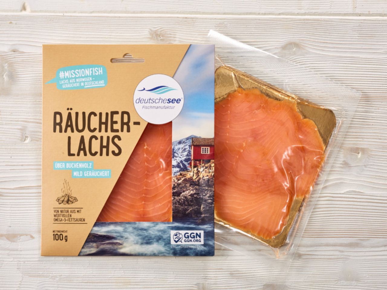 Räucherlachs · 100g Räucherlachs · 100g