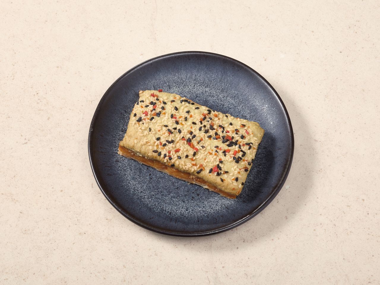 Räucherschnitte »Wasabi-Meerrettich-Sesam«