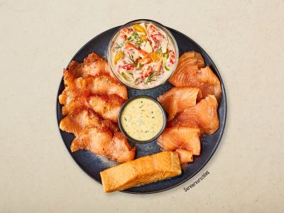 Fischplatte »Kleiner Brunch«