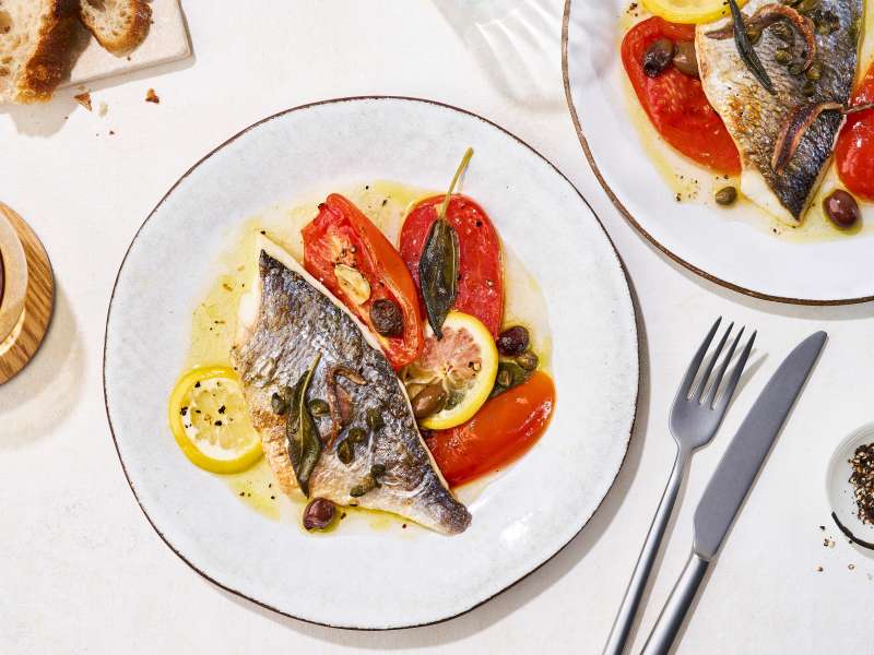 Dorade alla siciliana