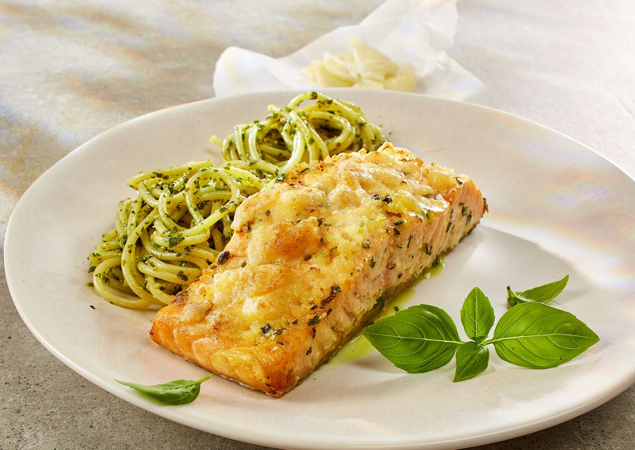 Lachsfilet "Kräuter-Parmesan"