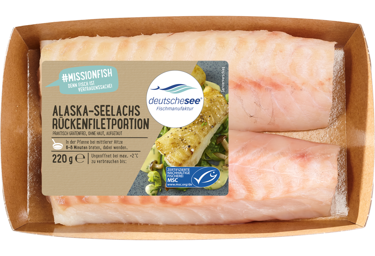 Alaska-Seelachs Rückenfiletportion