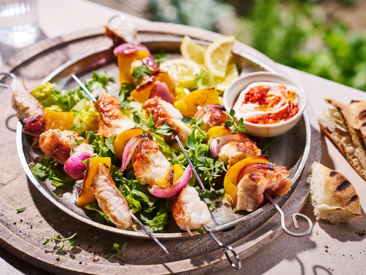 Rotbarschspieße Balkan Style