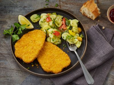 Veganes Knusperschnitzel (Art.-Nr. 28664)
