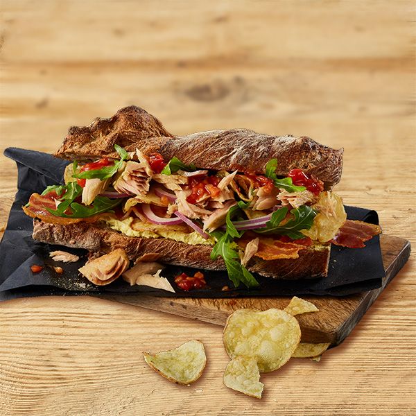 Spicy Thunfisch-Baguette Spicy Thunfisch-Baguette