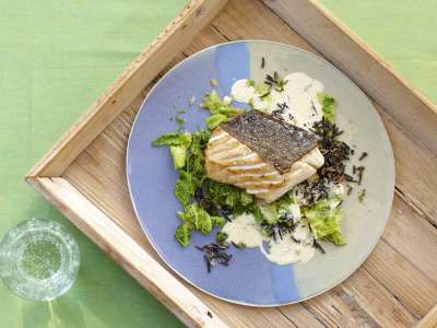 Skrei mit Wirsing und Weißweinsauce
