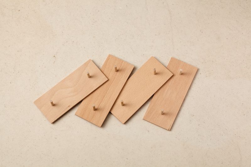 Mini-Plankenlachs Brettchen · 4 Stück