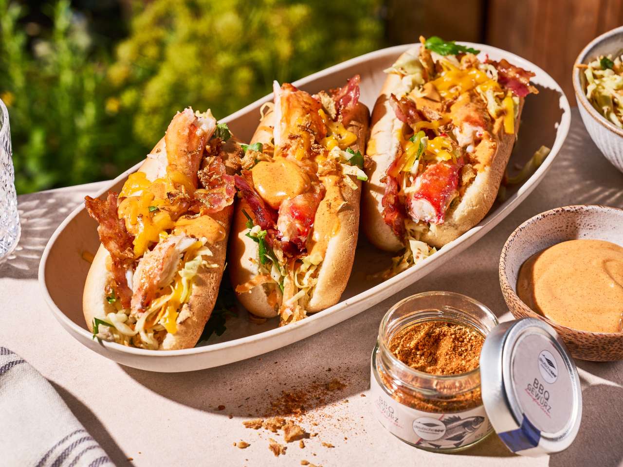 Loaded Bread mit Königskrabbe 